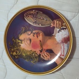 Norman Rockwell vintage limited edition "Making believe at the mirror"